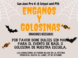 San Jose Tricks and Treats - Donation needed - image for web