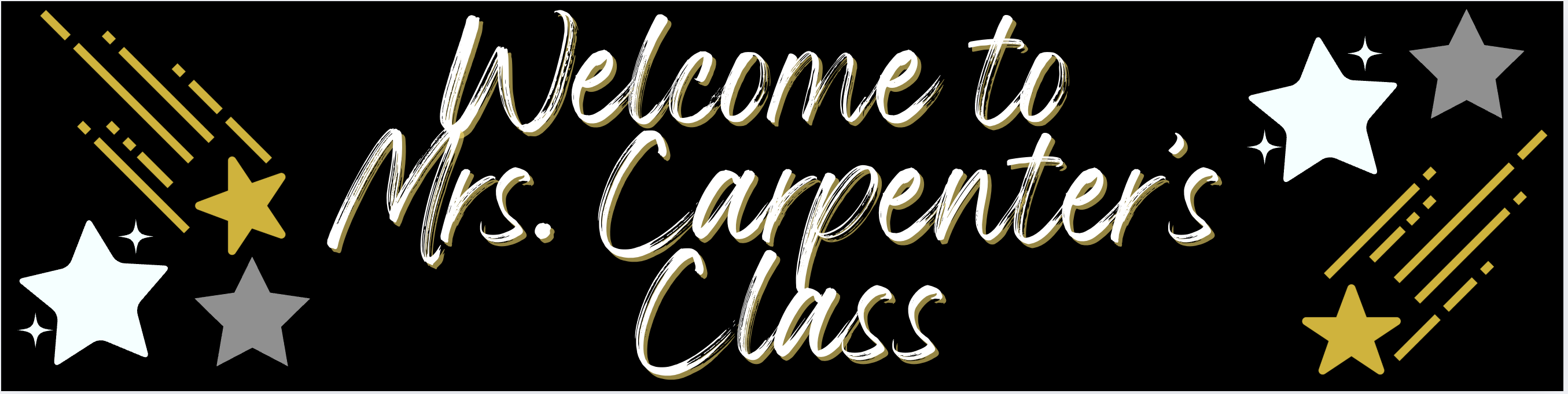 Welcome to my class