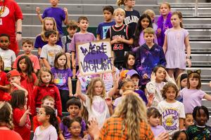 Image of students at pack celebration.