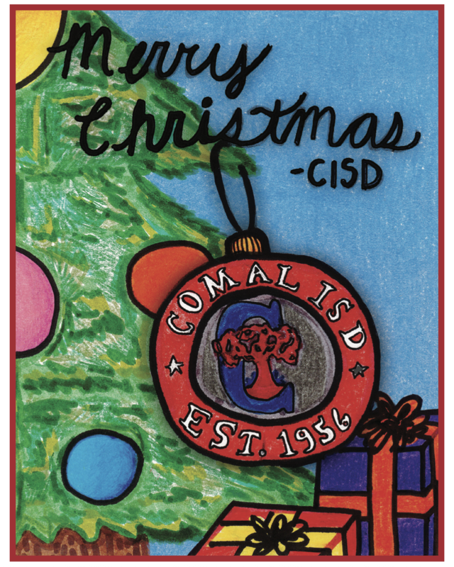 2025 Comal ISD Christmas Card Overall Winner