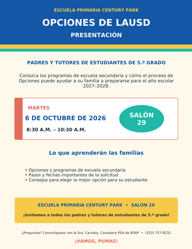 CHOICES Flyer - Spanish