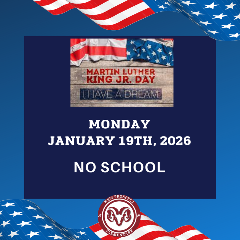 No school on MLK Jr Holiday