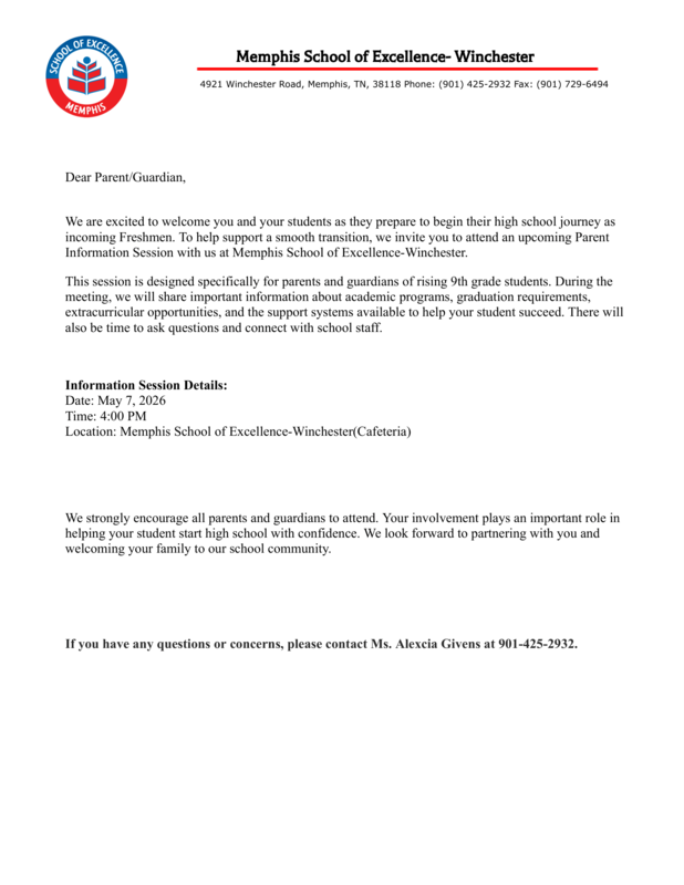 MSE-Win Parent Information Session