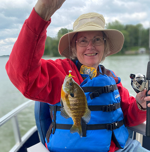 Senior fishing trip