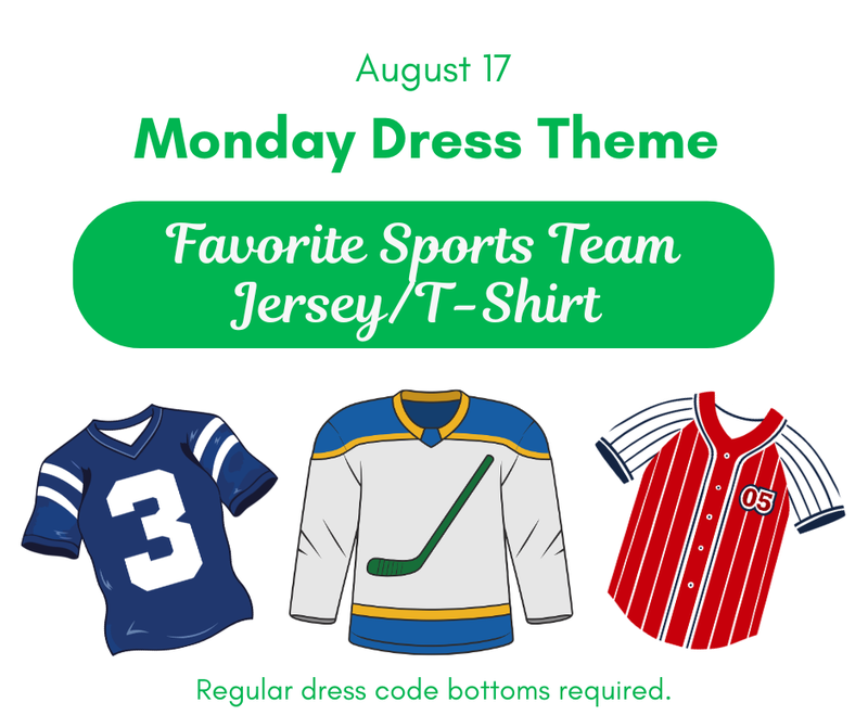 Monday Dress Theme - August 17