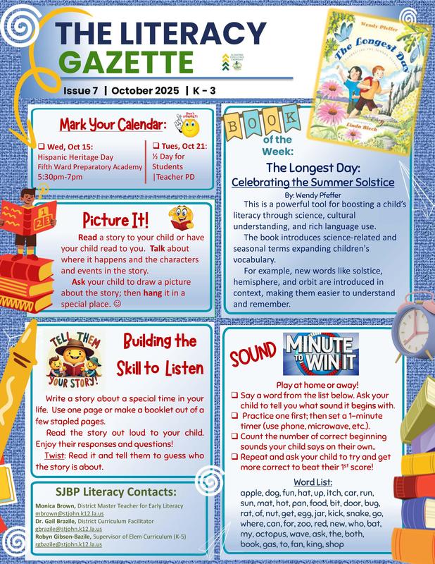 Literacy Gazette Week 7