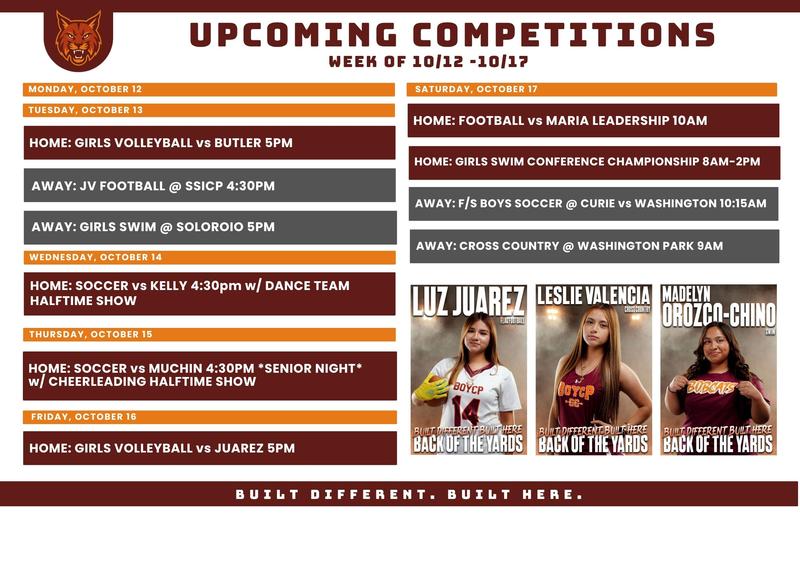 Oct 13-17 Athletic Competitions Featured Photo