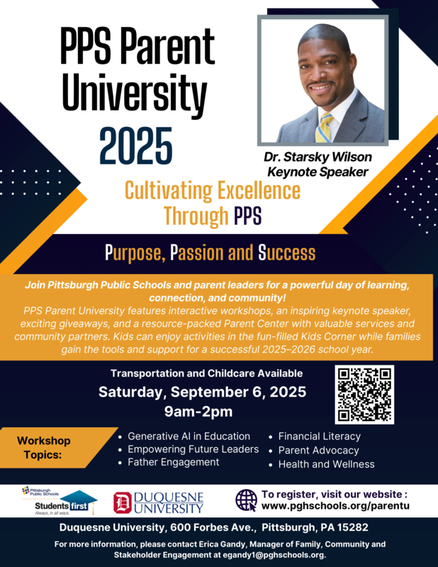 PPS Parent University Flyer