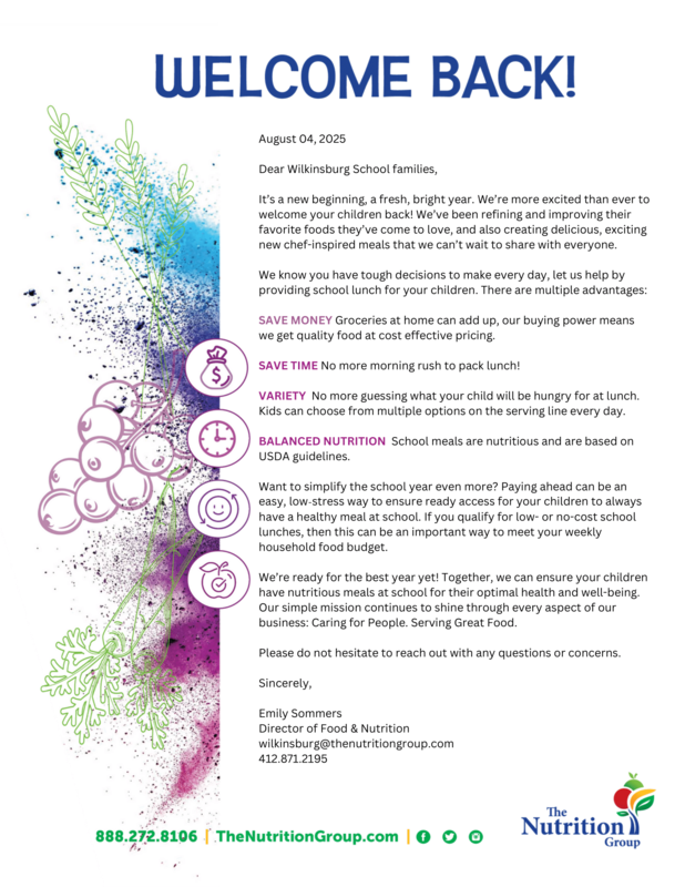 back to school letter