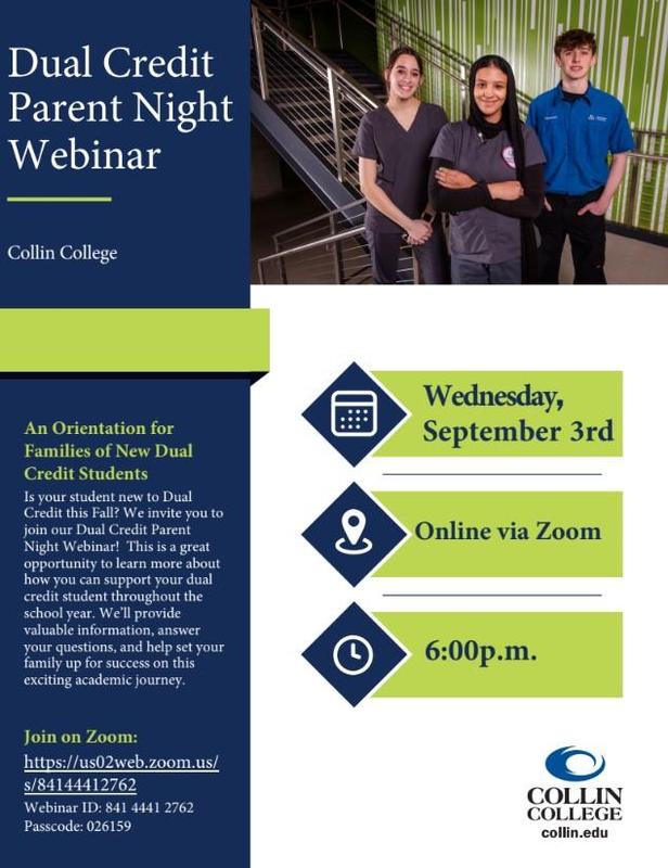 Dual Credit Parent Info Session