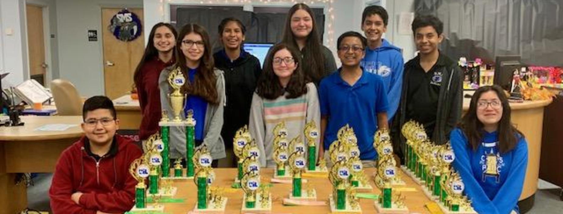 8th Grade UIL wins 1st Place