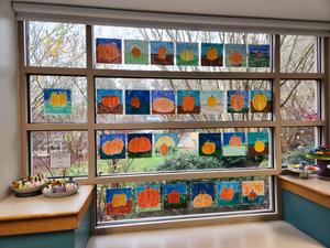 pumpkin drawings (various mediums)