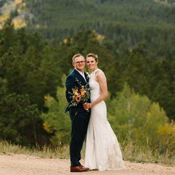 Caroline and her husband