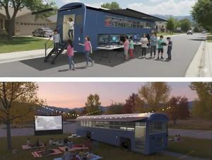 Exterior of Ignite bus artists rendering