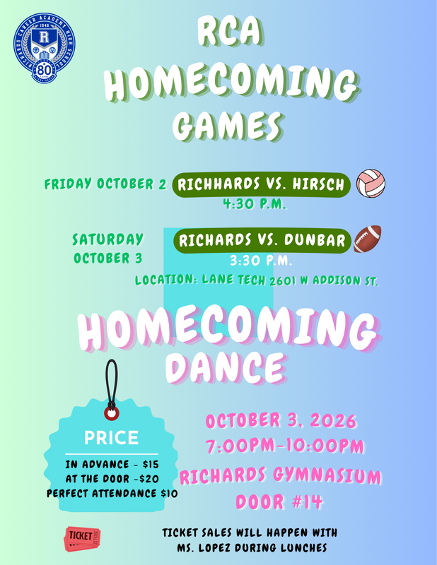 Homecoming Games & Homecoming Dance ๐/ ยกPartidos y baile de bienvenida! ๐ Featured Photo