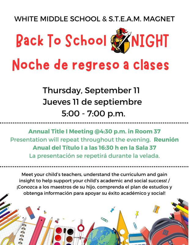 Back to School Night