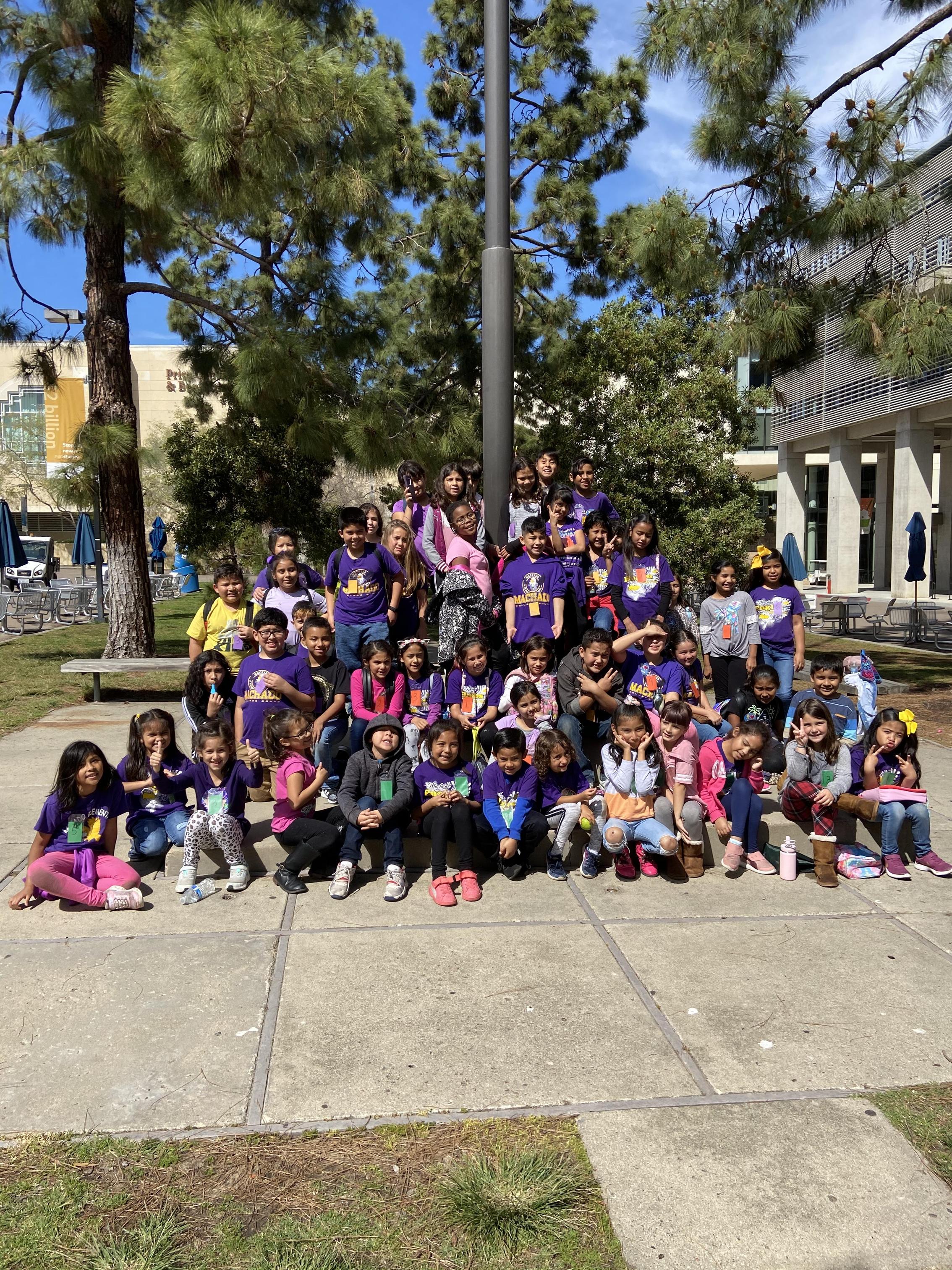 UCSD Field Trip Running Club Machado Elementary School