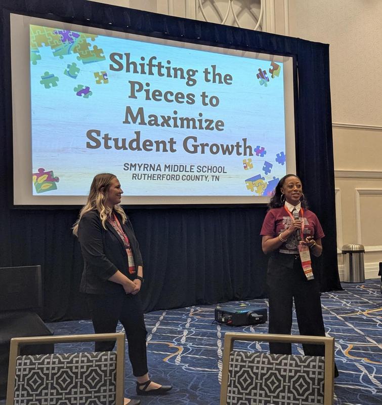 Smyrna Middle School educators presented at 2025 Model Schools conference in Washington, D.C.