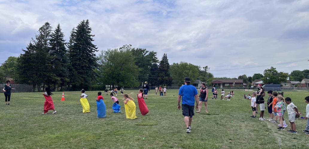 Field Day Sack Races