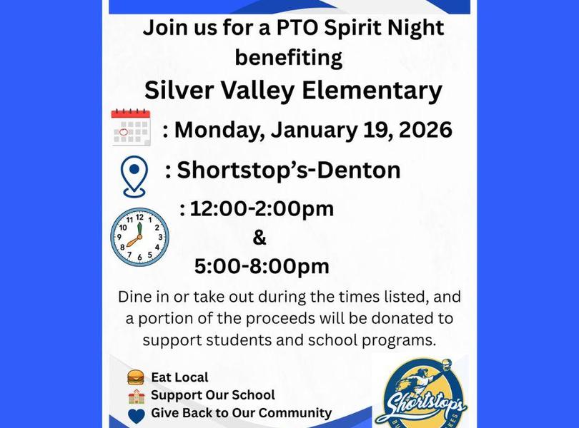Silver Valley Shortstop Spirit Night