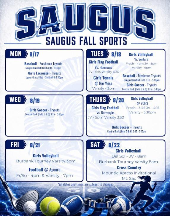 Sports this Week!