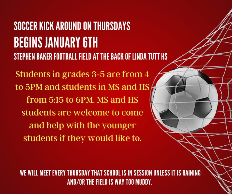 Soccer Kickaround moved to Thursdays Featured Photo
