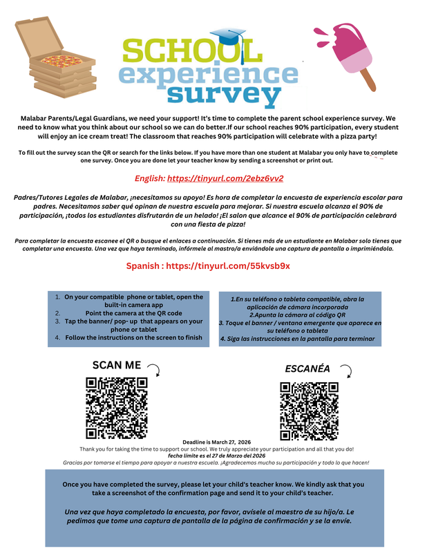 School Experience Survey