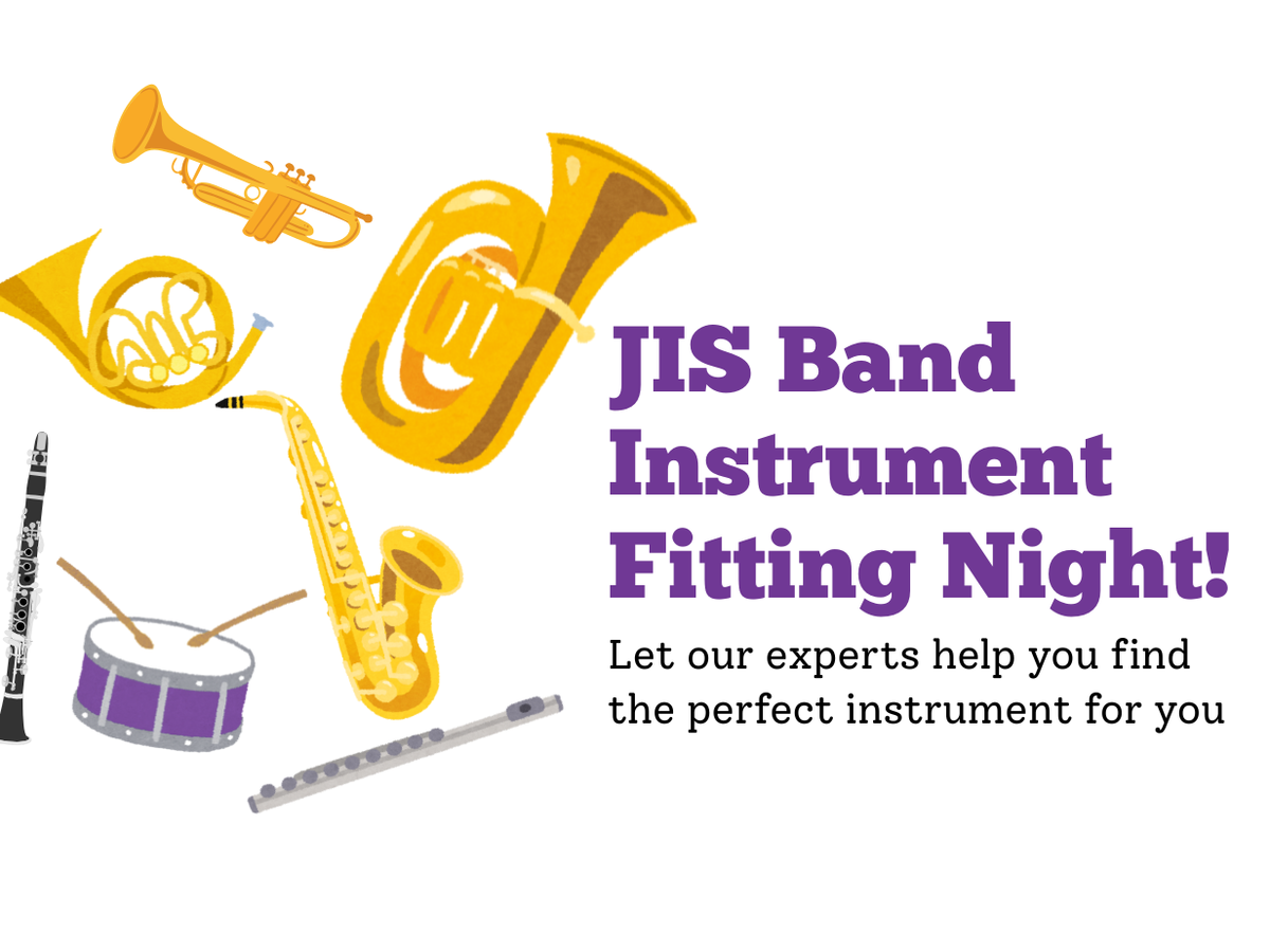 promo graphic - JIS band instrument fitting 2026