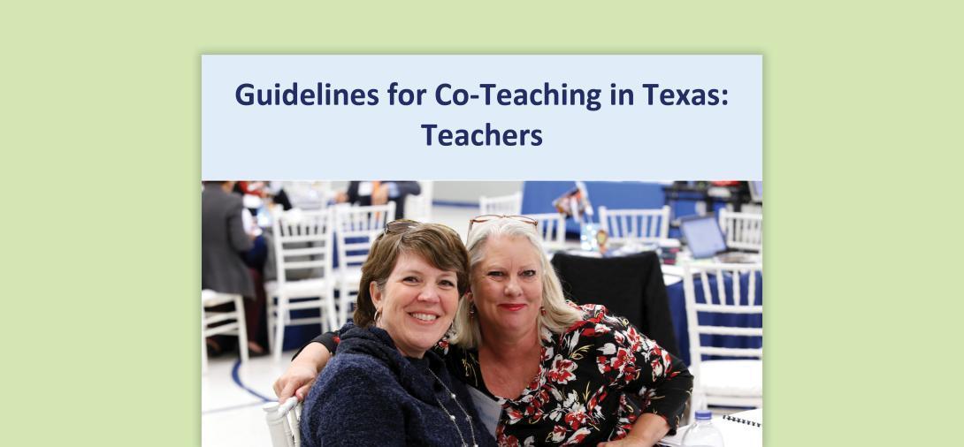 Guidelines for Co-teaching in Texas: Teachers