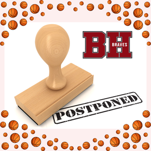 Basketball Games postponed graphic