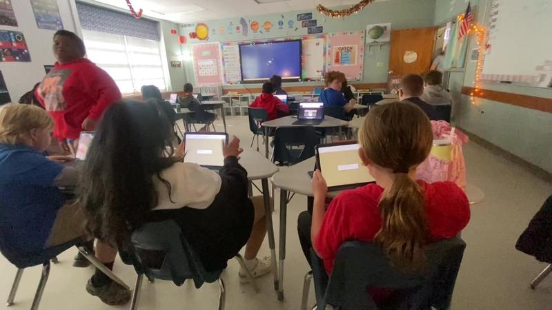 Fifth Graders in Class