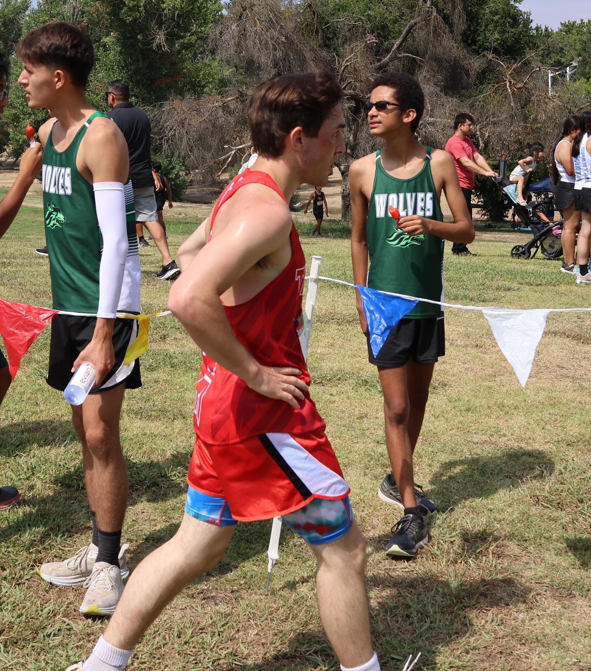 cross country runners in action at woodward park