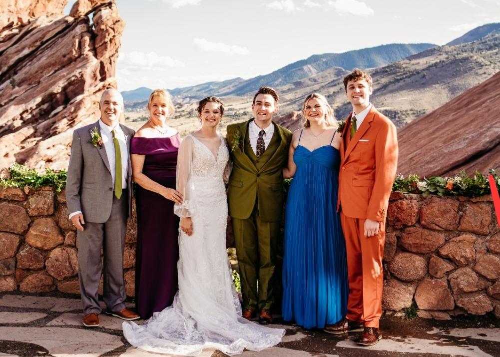 My daughter's wedding last year.