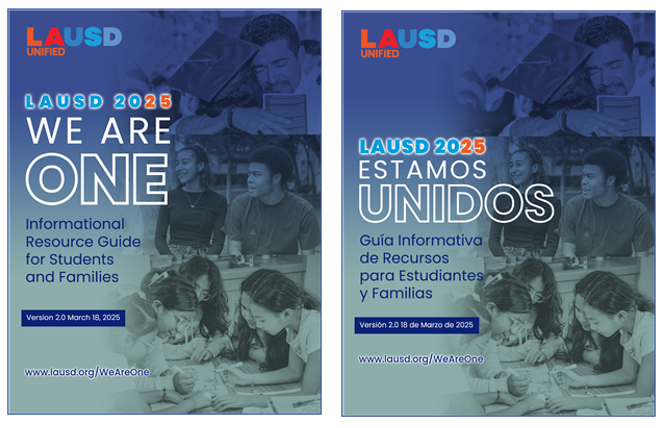 LAUSD Guide for families with resources