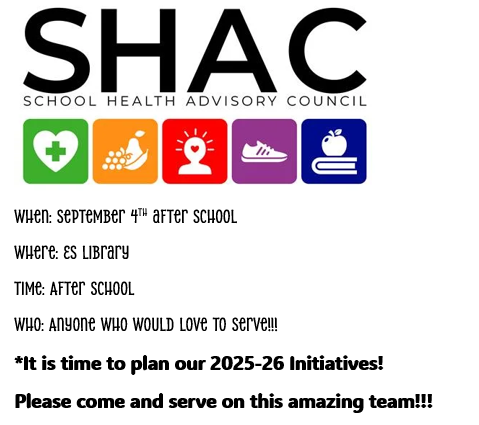 Flyer for SHAC meeting