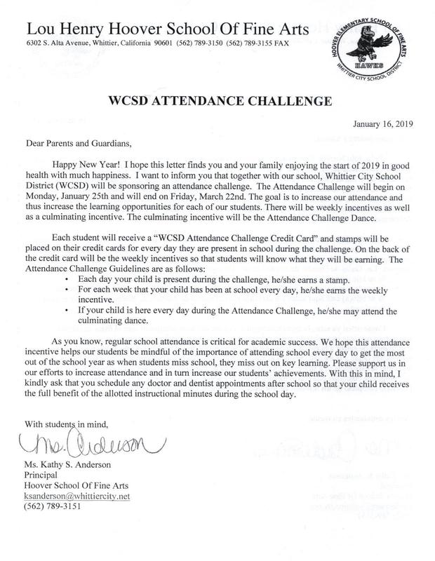 WCSD Attendance Challenge