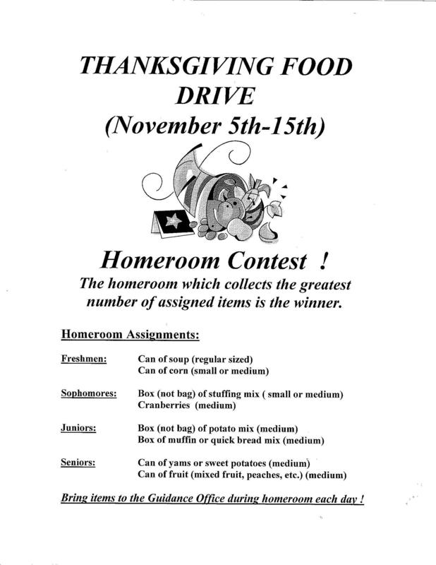 CSC Thanksgiving Food Drive Featured Photo