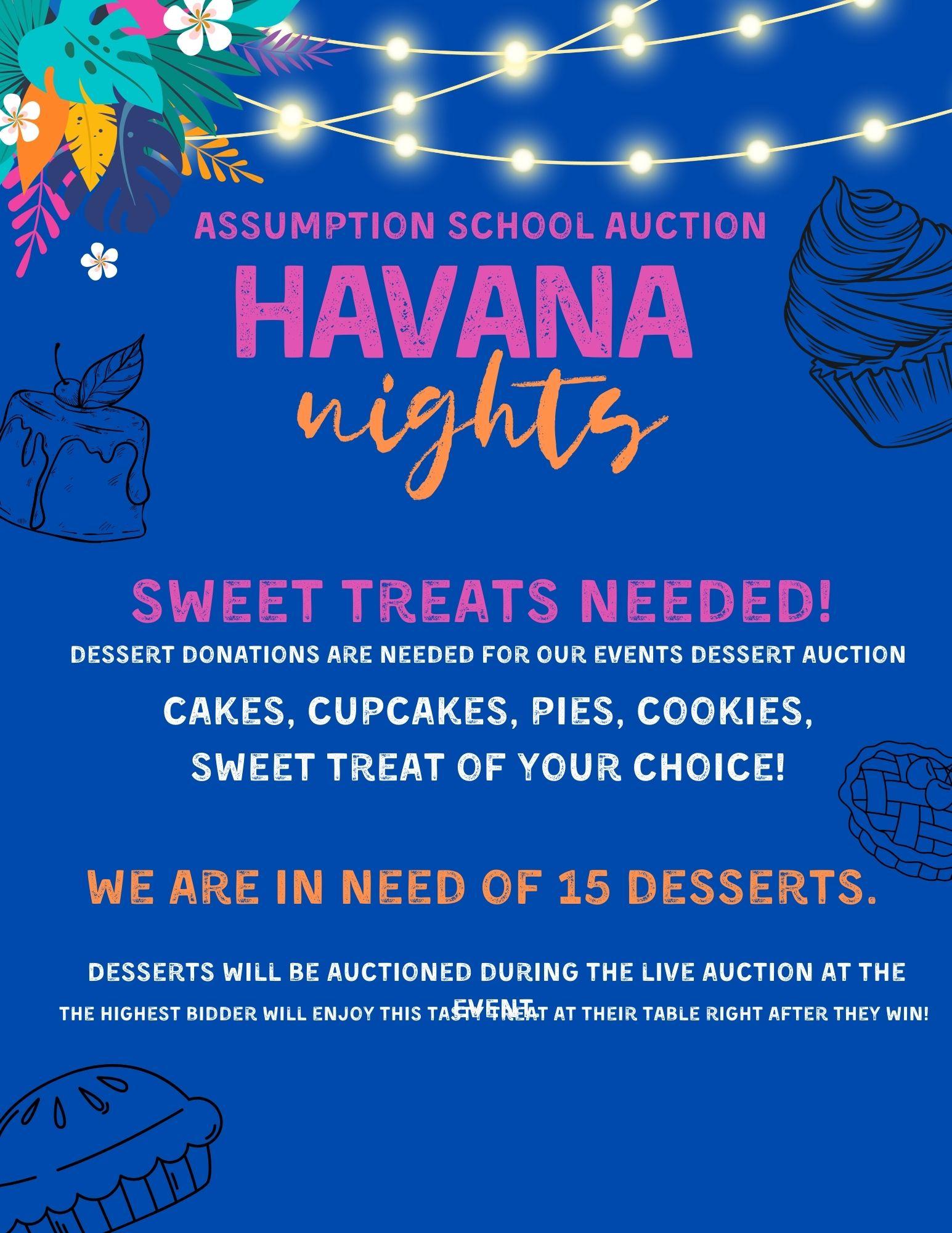 Dessert Auction