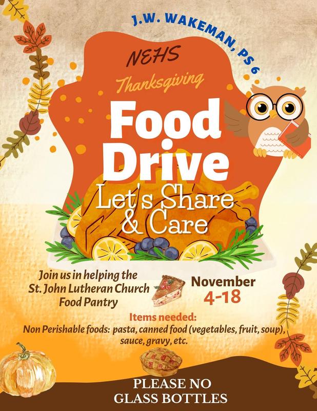 food drive flyer