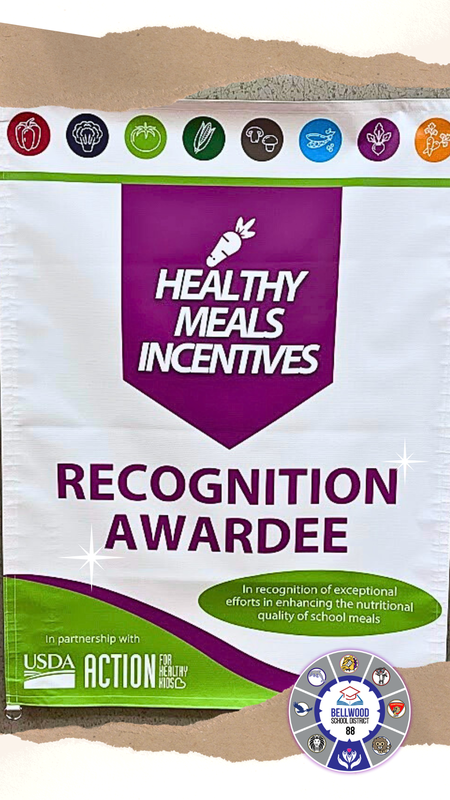 Healthy Meals Incentive Award Recognition for Trailblazing Lunch efforts.