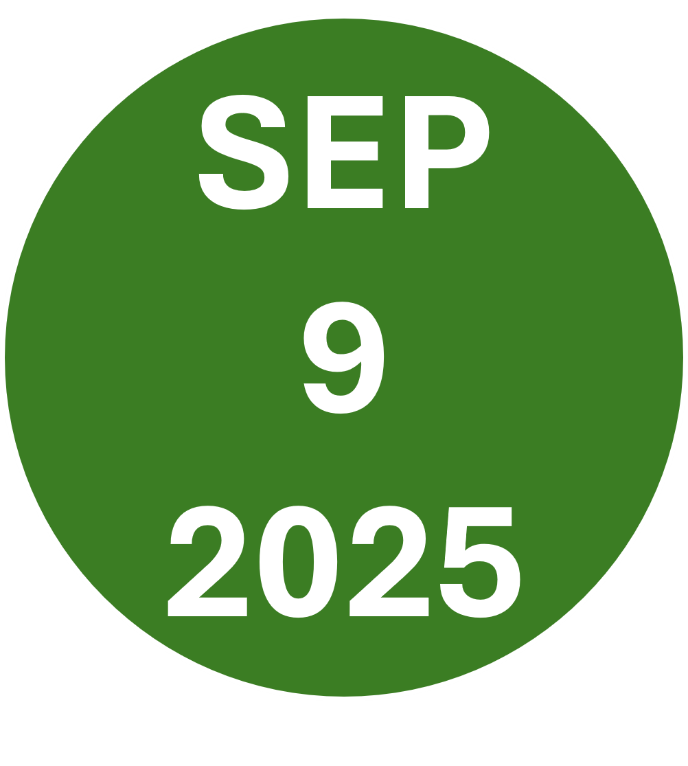CIRCLE WITH SEP 9 2025