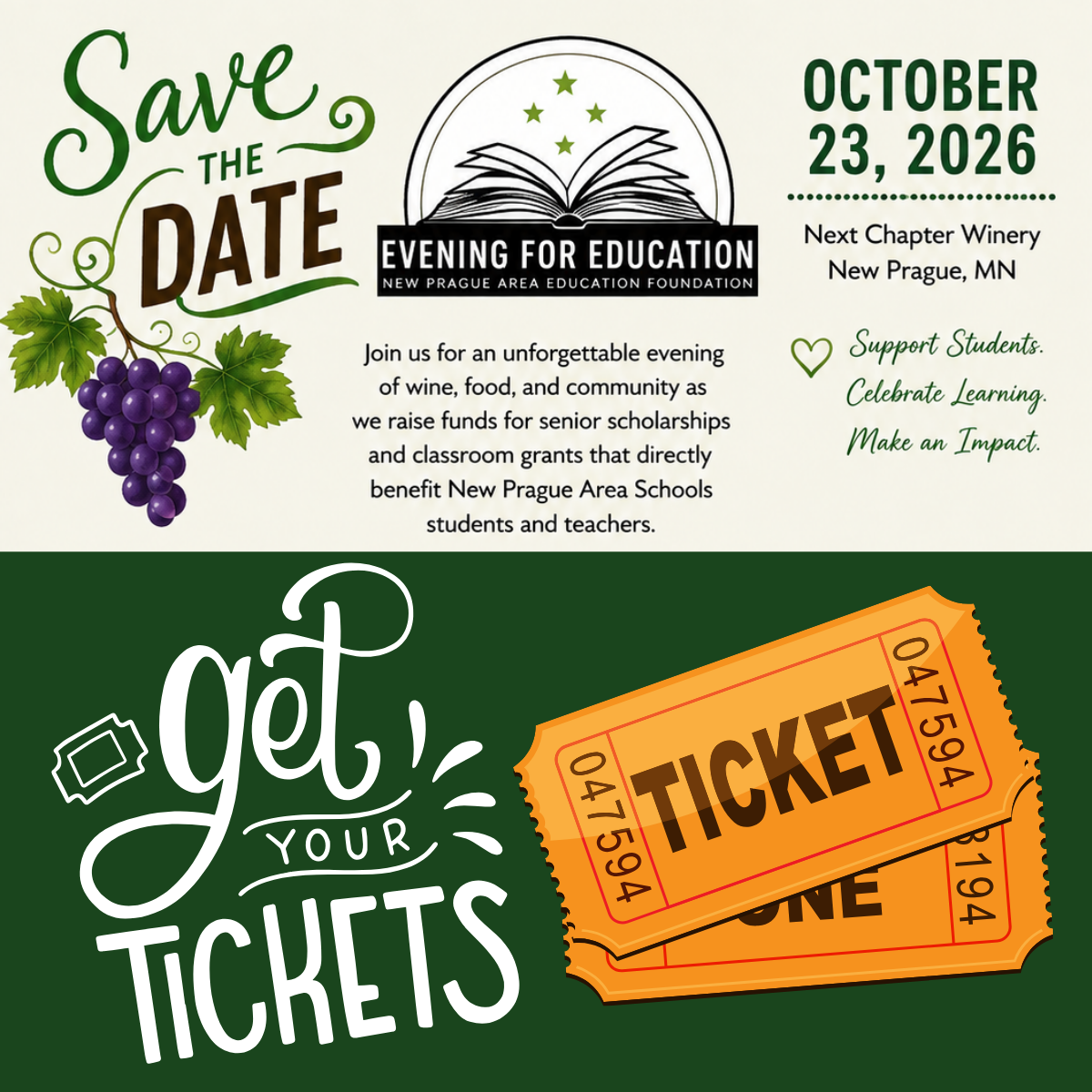 Evening for Education - Save the Date