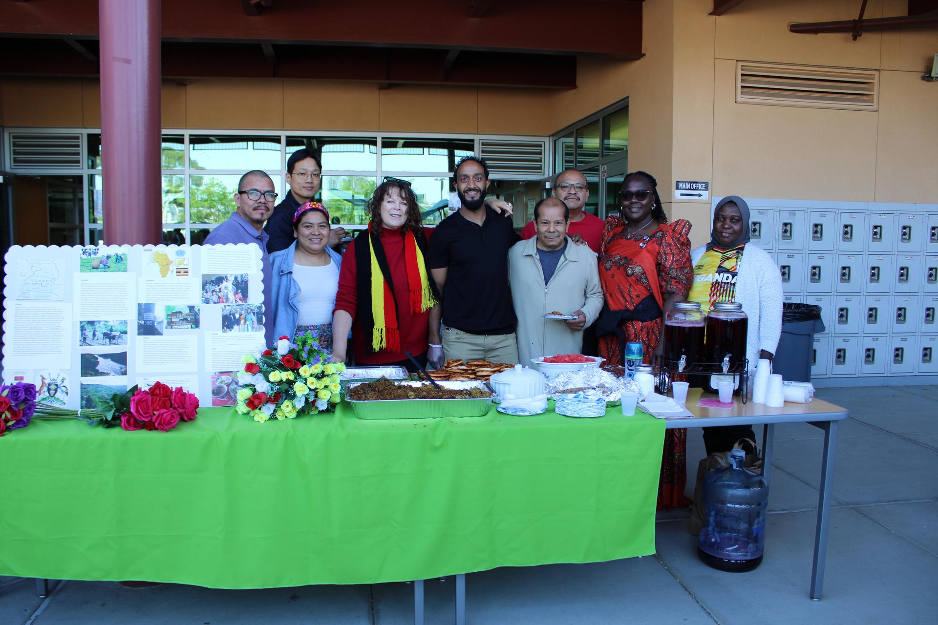 Students at the EVSC Student Council Multicultural Event
