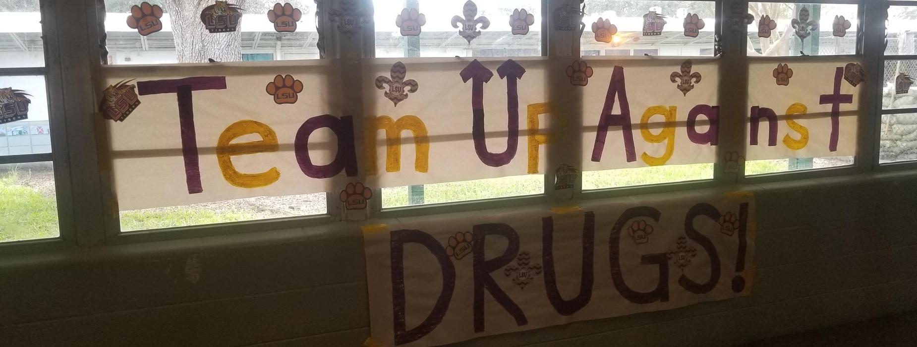 Red Ribbon Week - Team Up Against Drugs