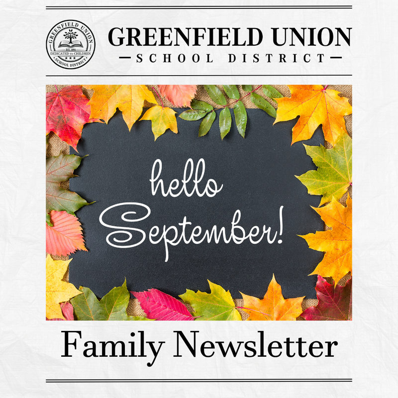 GFUSD Family Newsletter Thumbnail Image