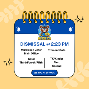 REGULAR DISMISSAL @ 2:23 PM
