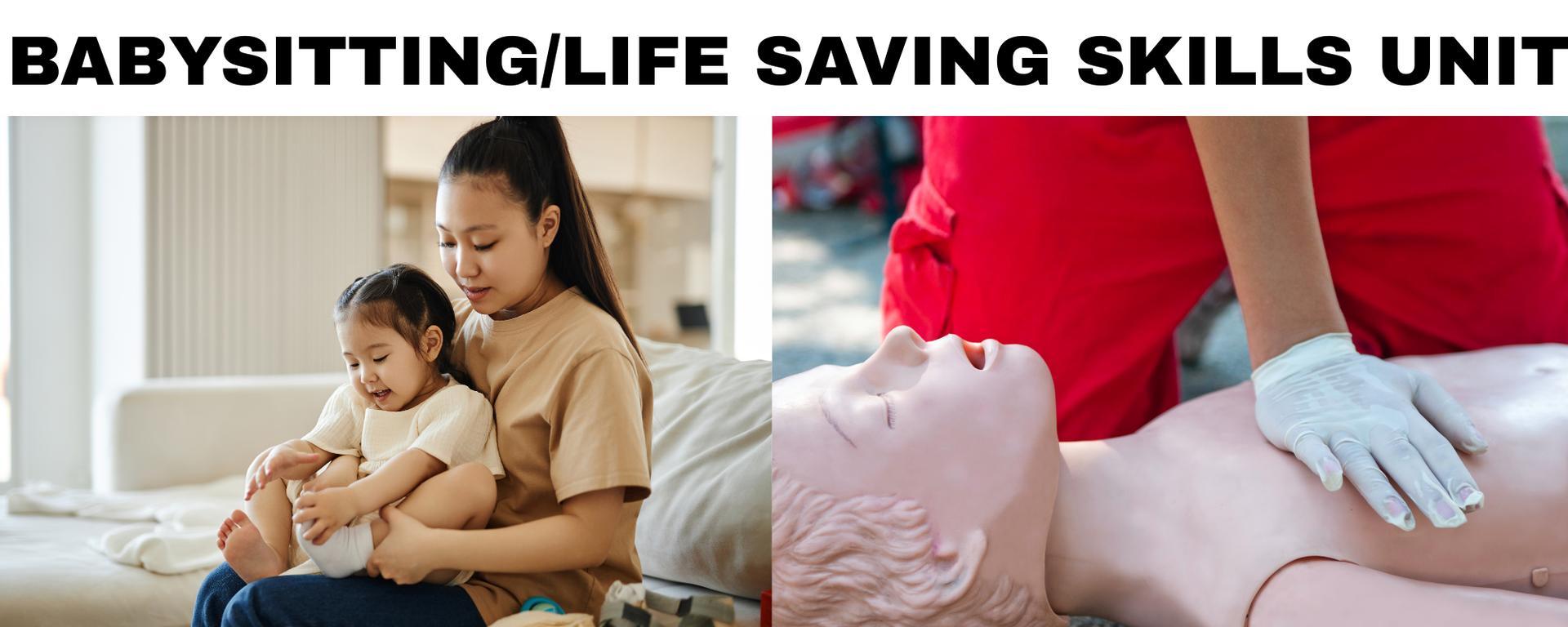 BABYSITTING-LIFE SAVING SKILLS BANNER