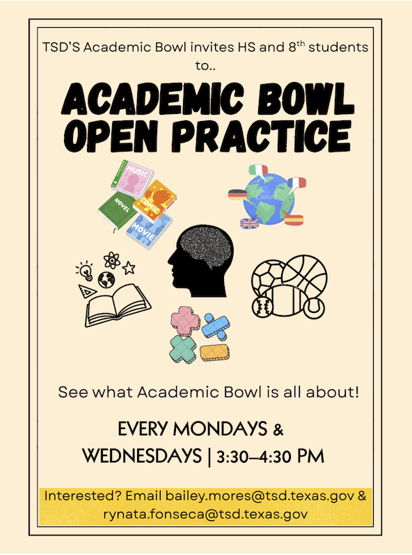 TSD Academic Bowl Information