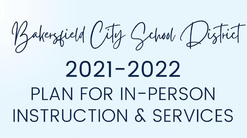 2021-2022 Plan for In-Person Instruction & Services Featured Photo