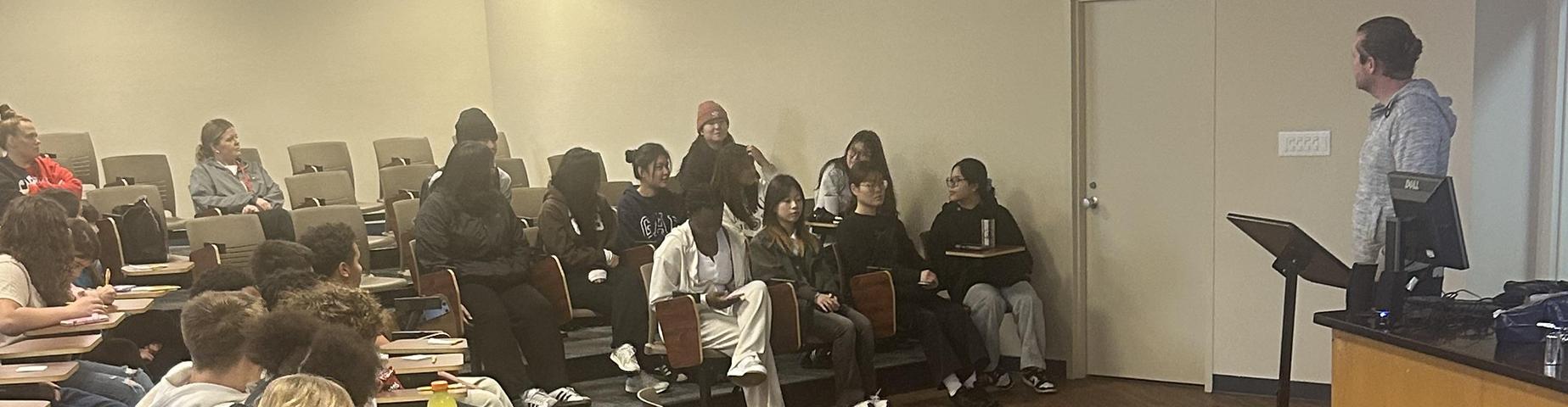 MMS Cultural Diversity club went to MSU to participate in International Day. The students played cultural interactive games and listened to MSU students from different countries speak about their journey and culture.